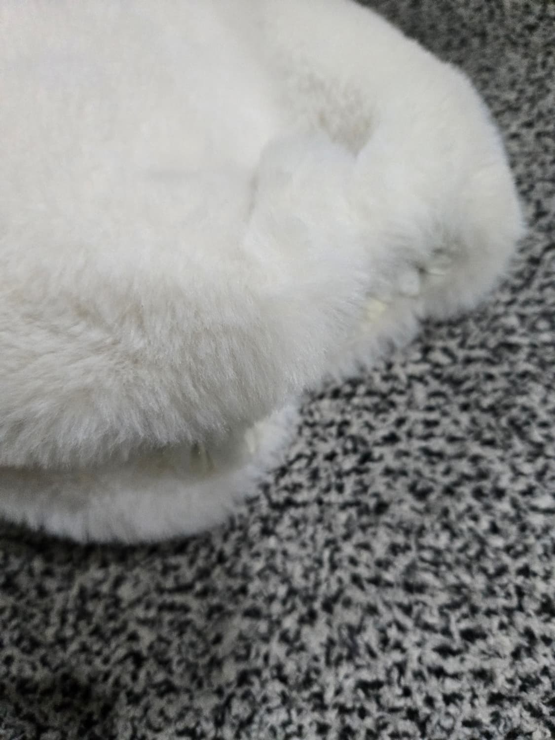 여성 화이트 후드 퍼자켓 상품이미지6