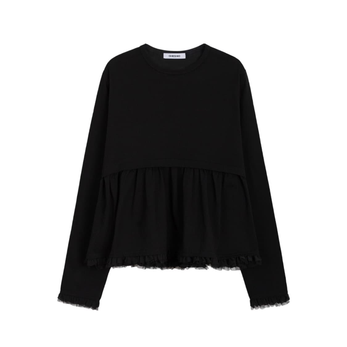 [OHESHIO] frill long t-shirt 상품이미지6