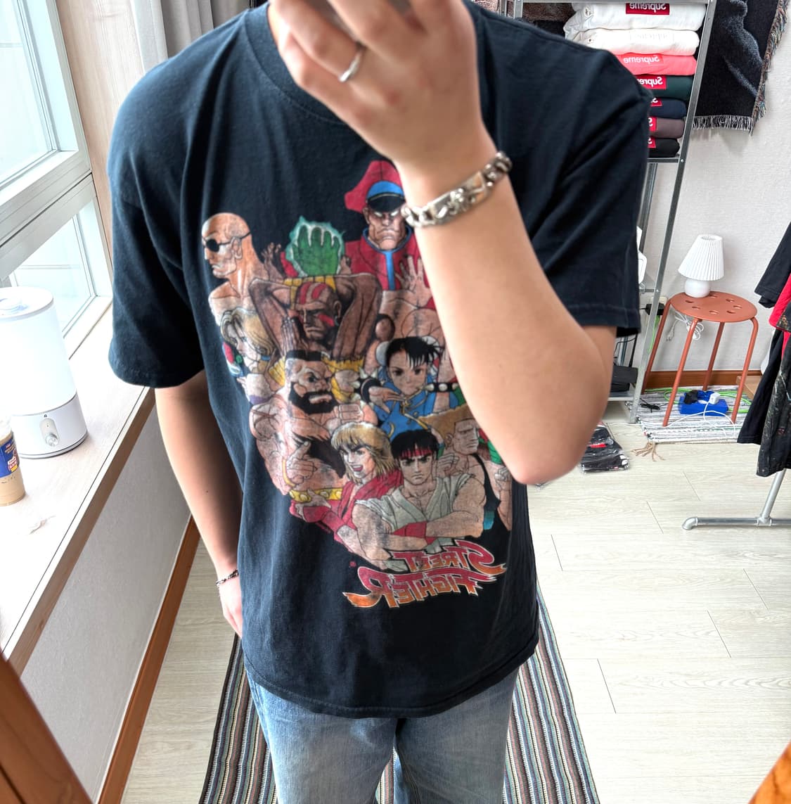 90s 캡콤 스트리트파이터 반팔 티셔츠 상품이미지1