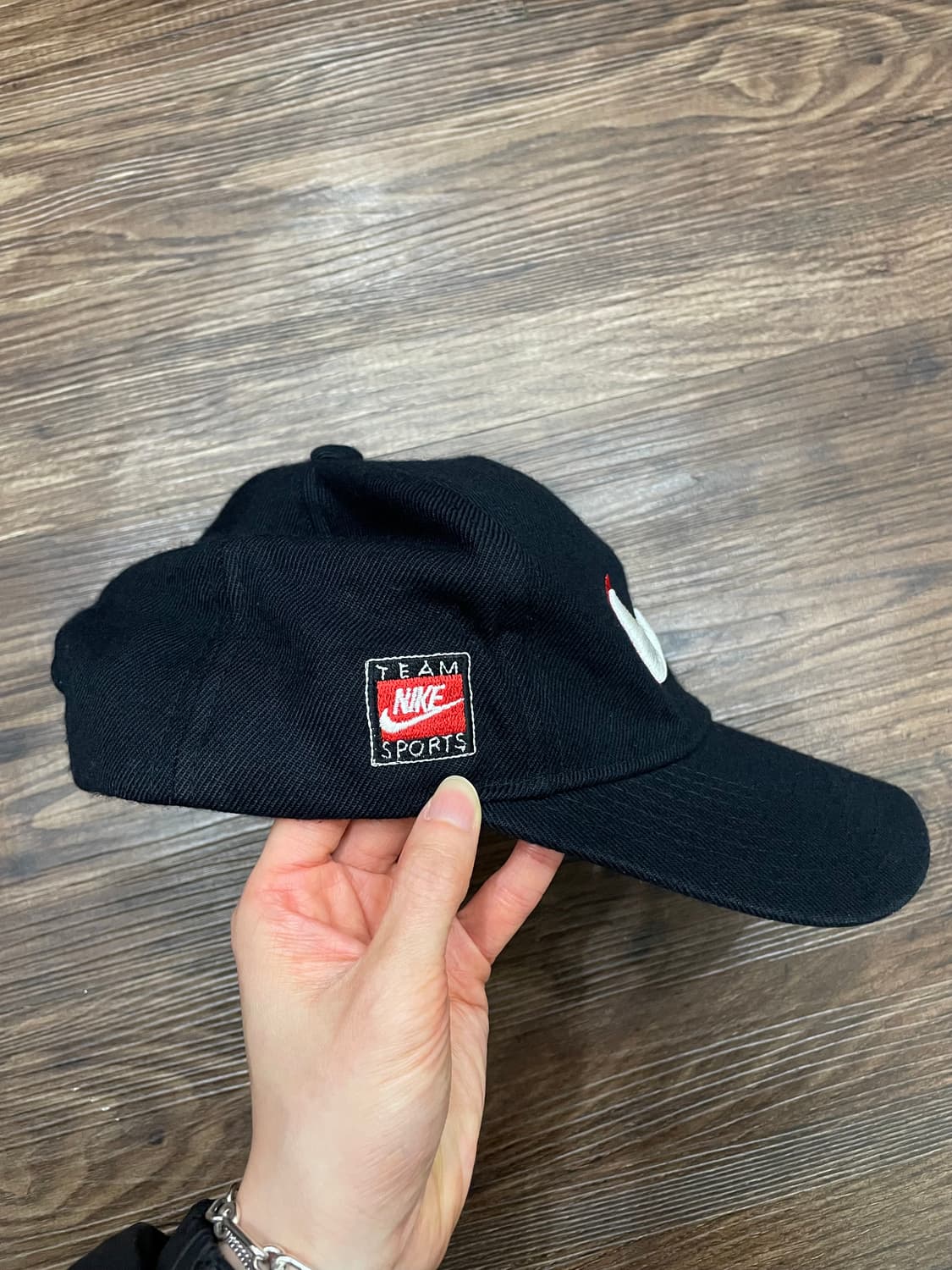 나이키 90s USA 빅스우시 캡모자 볼캡 블랙 상품이미지2