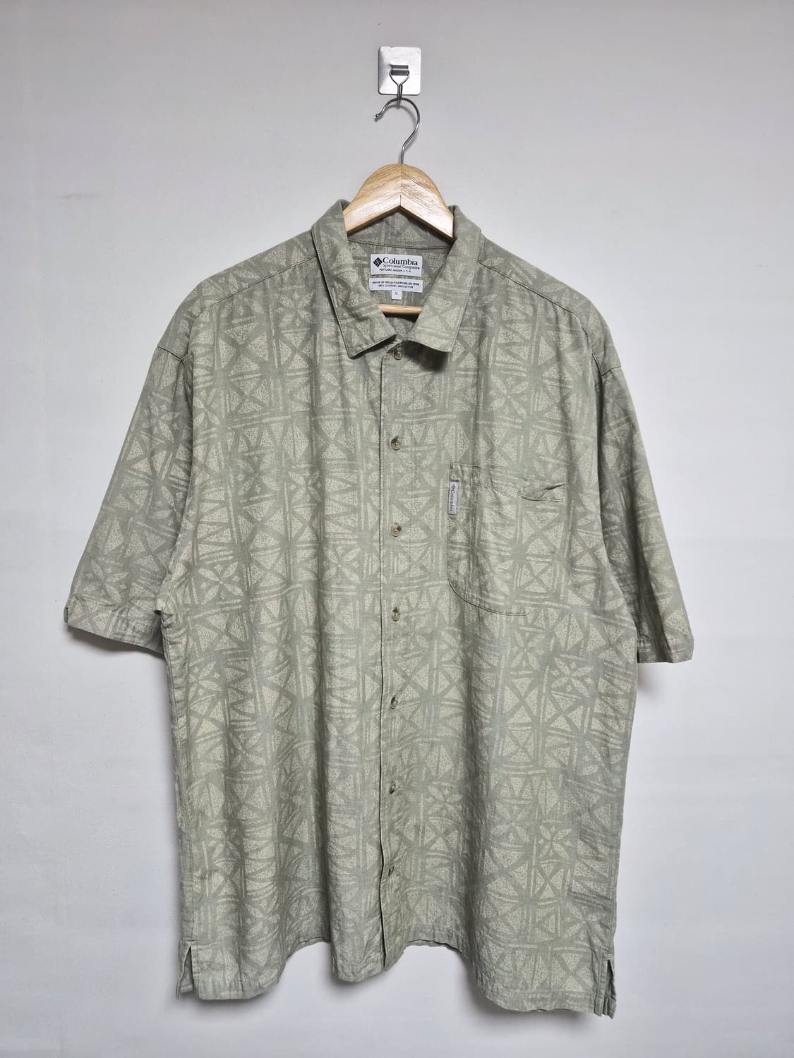콜롬비아Columbia 반팔 사파리 셔츠 XL사이즈 - S318 상품이미지1