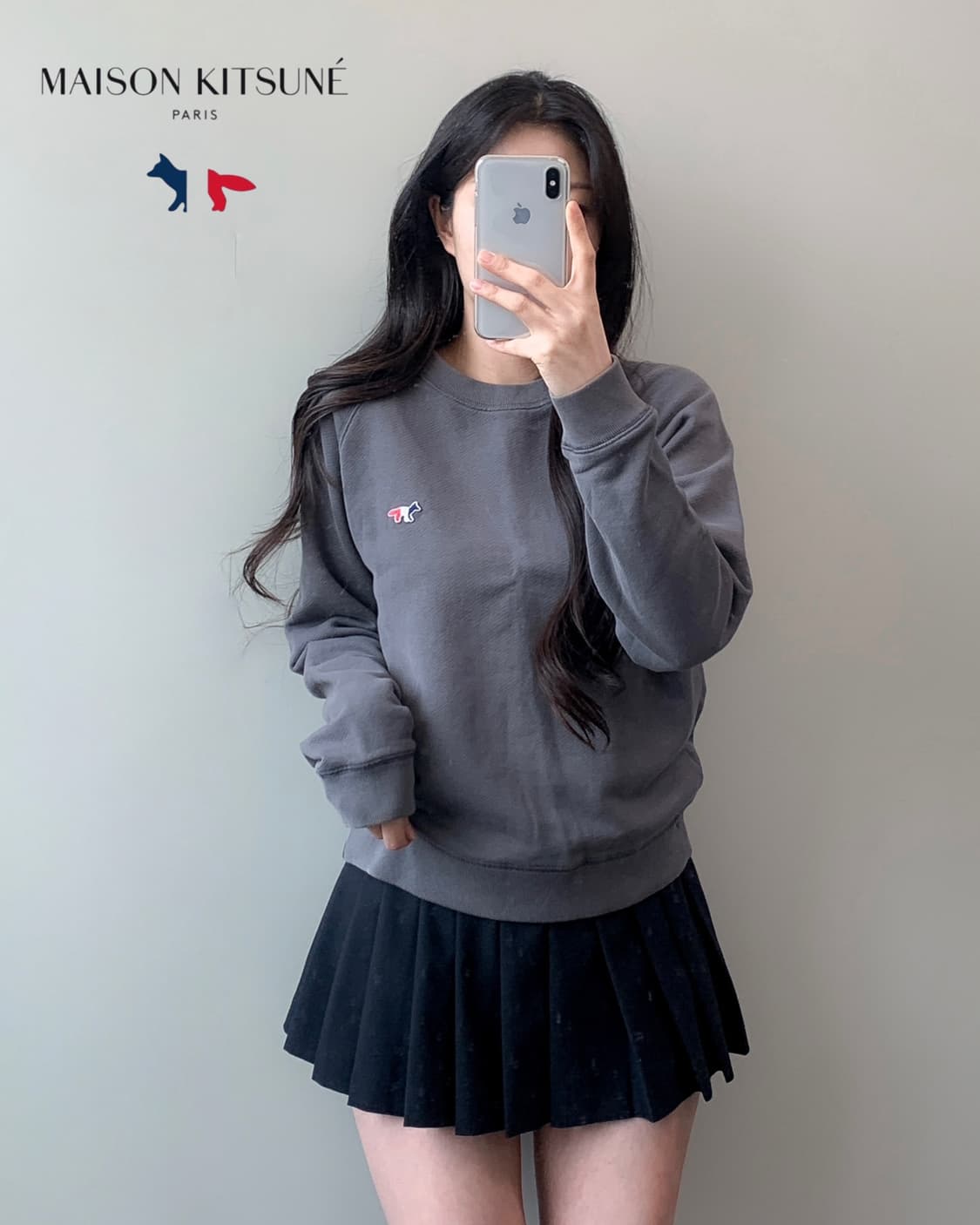 메종키츠네 맨투맨 상품이미지2