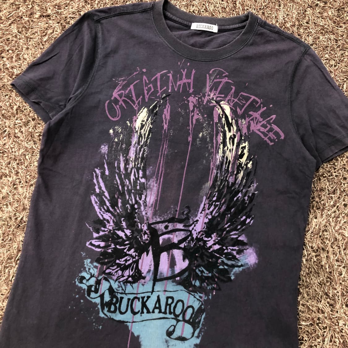 버커루 Y2K 오리엔탈 펑크 티셔츠 상품이미지2