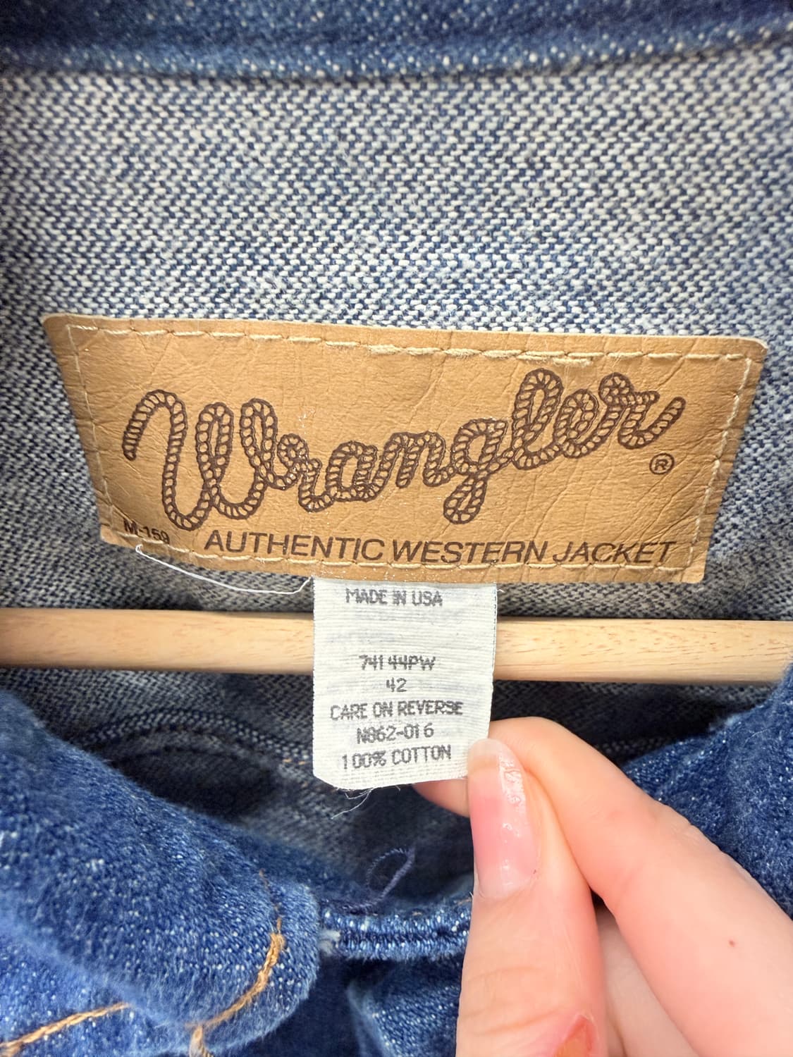 1990s USA 랭글러 데님자켓 상품이미지8