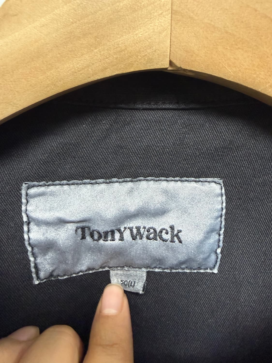 토니웩 Garment-dyeing 크롭 자켓 상품이미지3