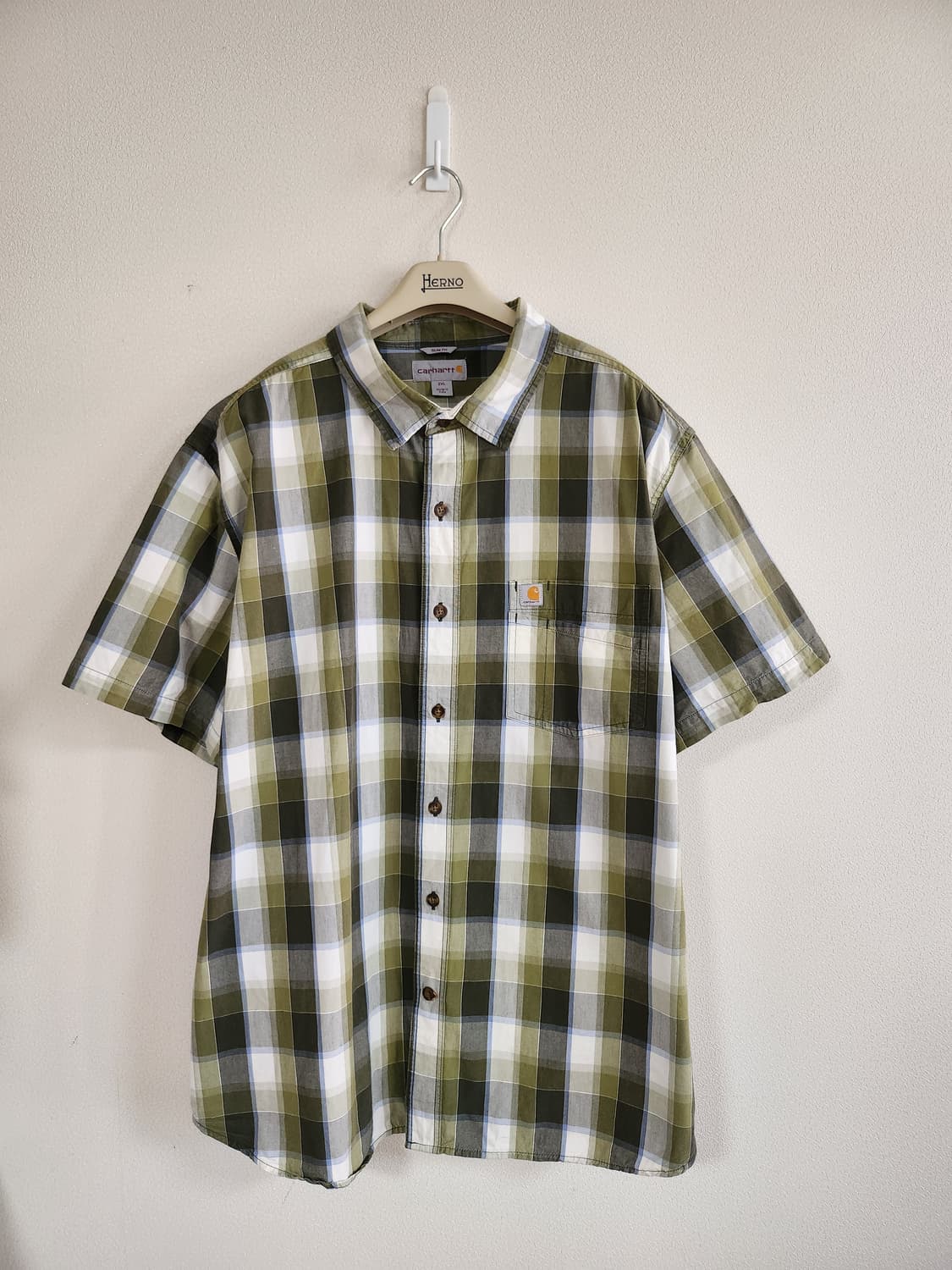 칼하트 체크반팔셔츠 (2XL  상품이미지1