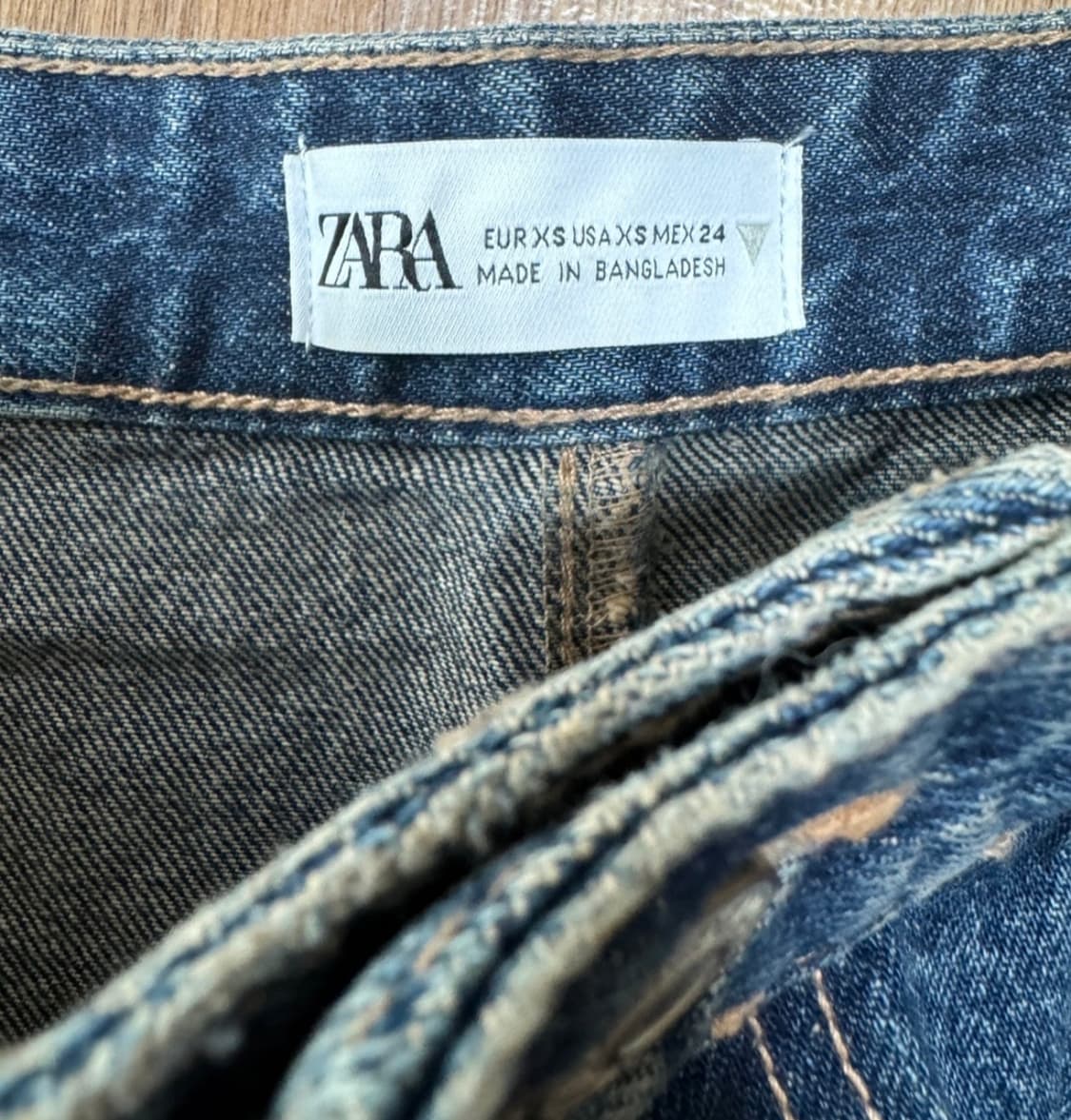 ZARA 데님 미니스커트 상품이미지5