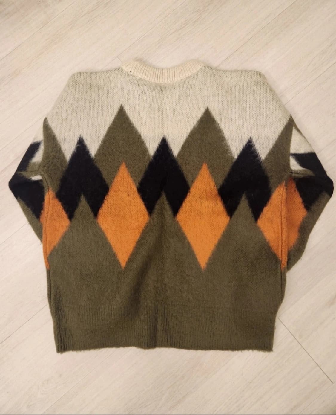 니티드 아가일 니트 상품이미지2