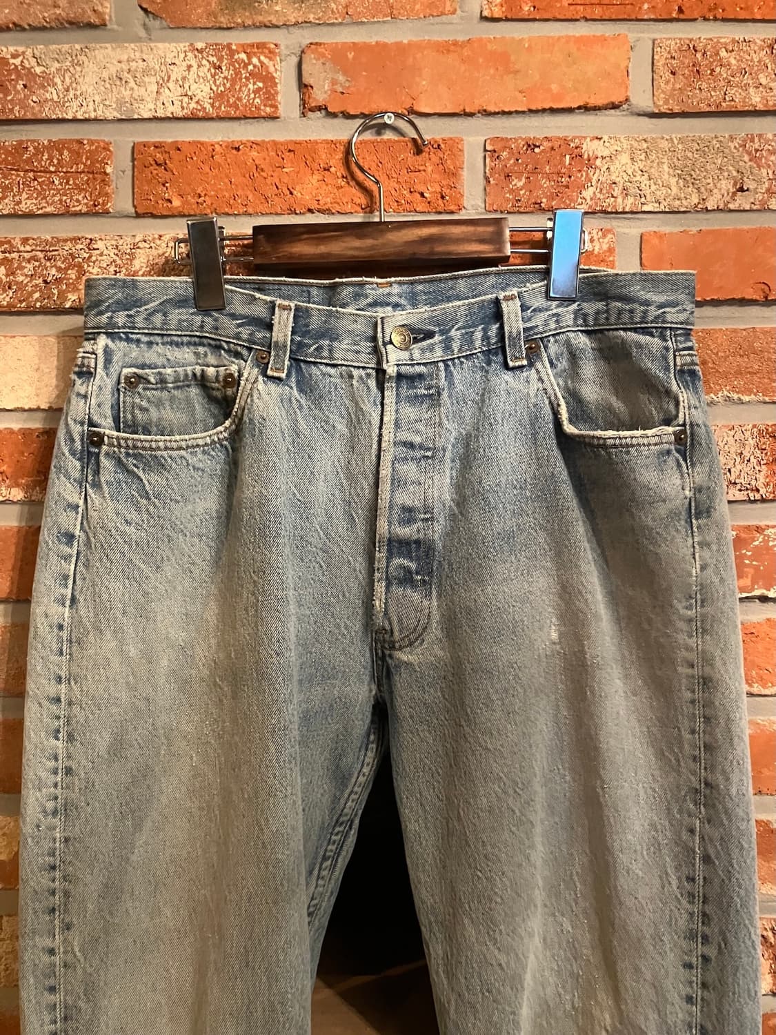 80s USA 빈티지 리바이스 501 데님 팬츠 상품이미지3