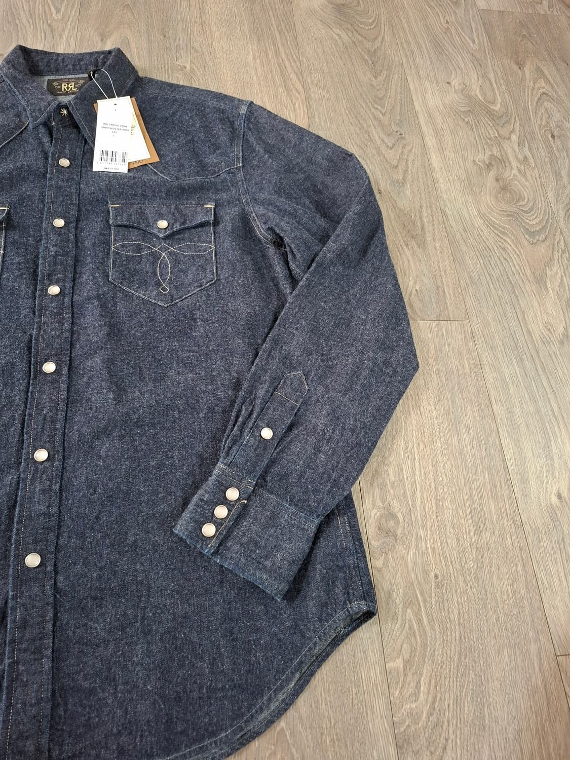 L 더블알엘 웨스턴 셔츠 진청 상품이미지2