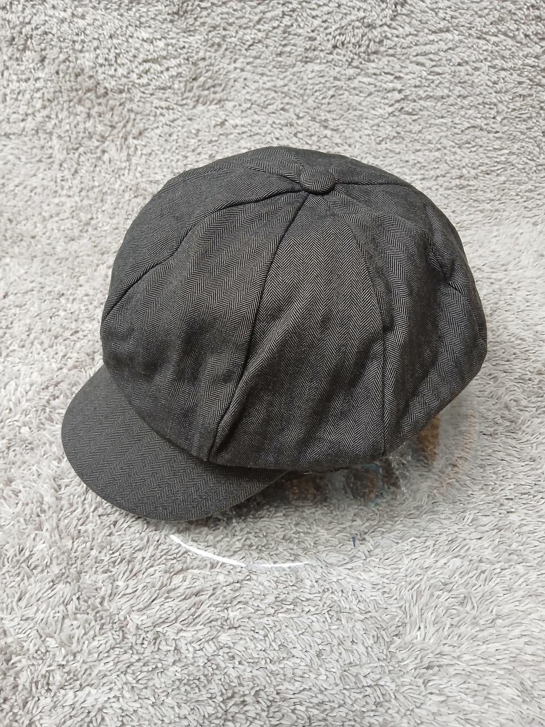 일본빈티지 헤링본 뉴스보이캡 모자 (그레이) 상품이미지1