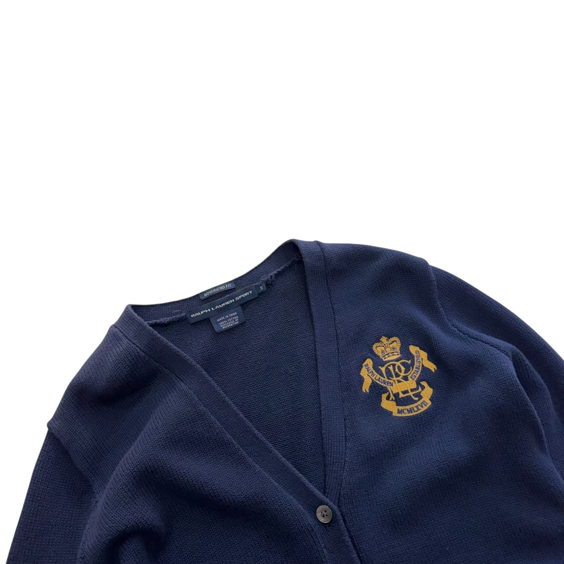 [우먼 S ] 폴로 랄프로렌 헤비 코튼 가디건 여성니트 상품이미지2