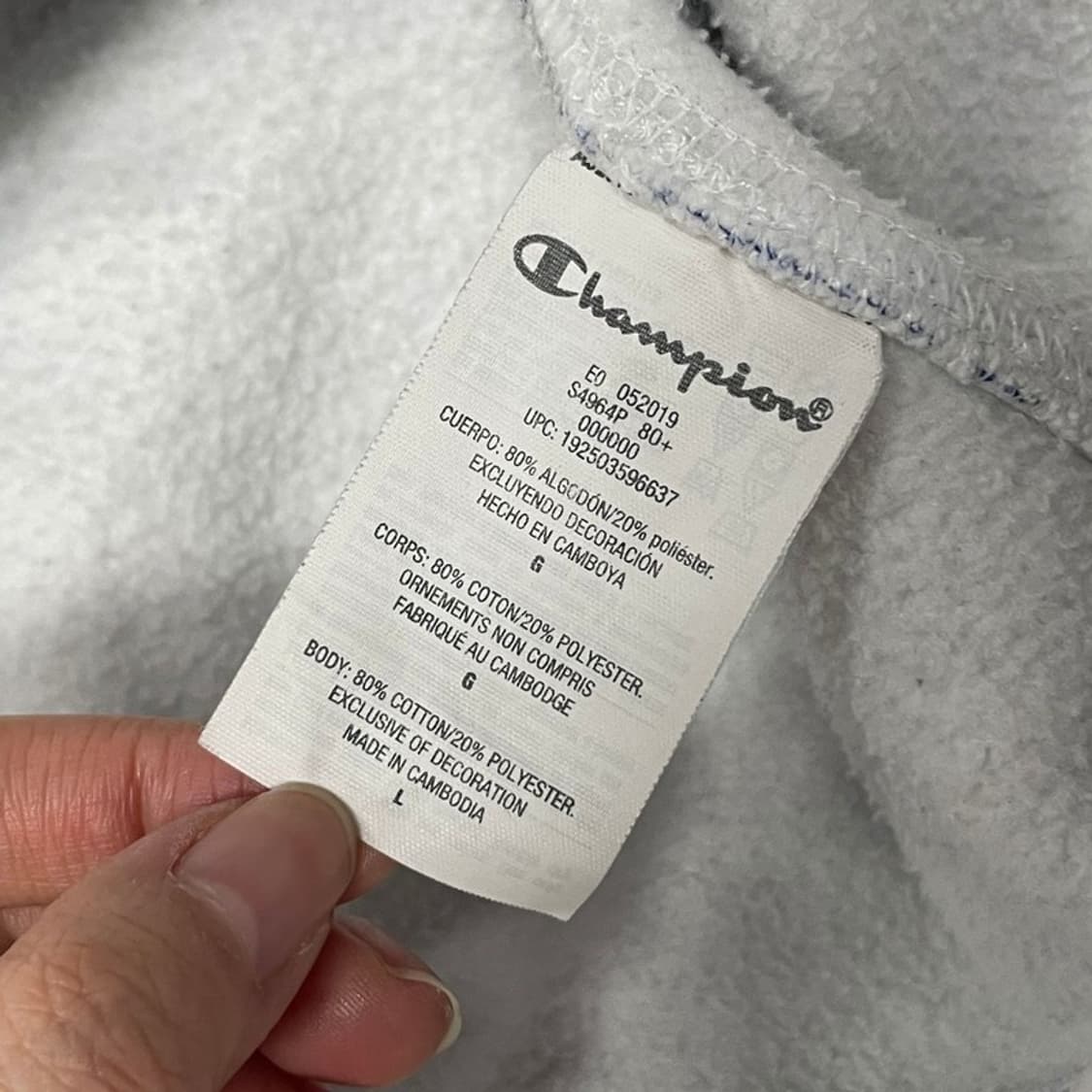 챔피온 멀티프린팅 맨투맨 v0139 상품이미지6