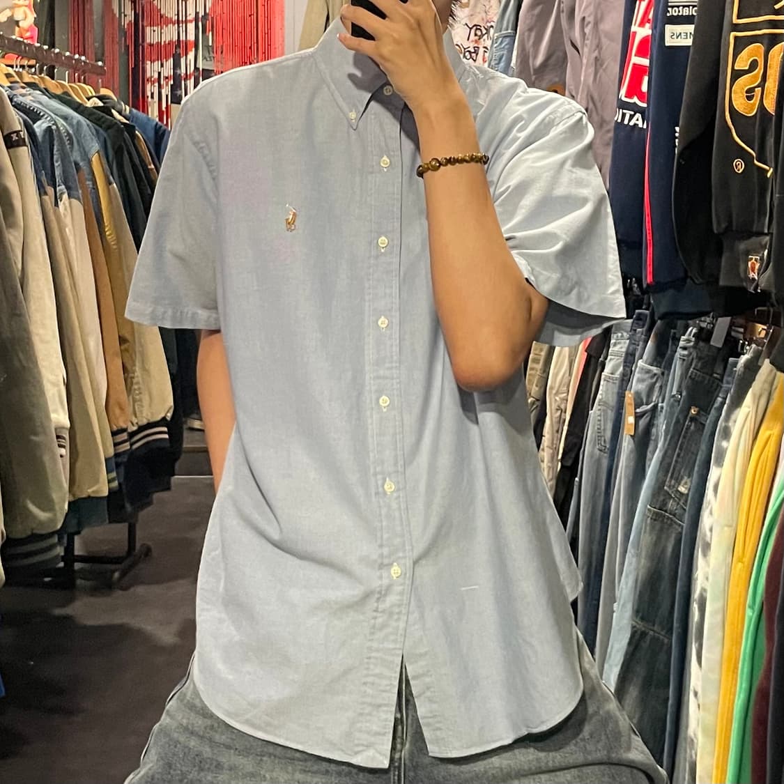 [IM] Polo 폴로 블루 반팔셔츠 상품이미지3