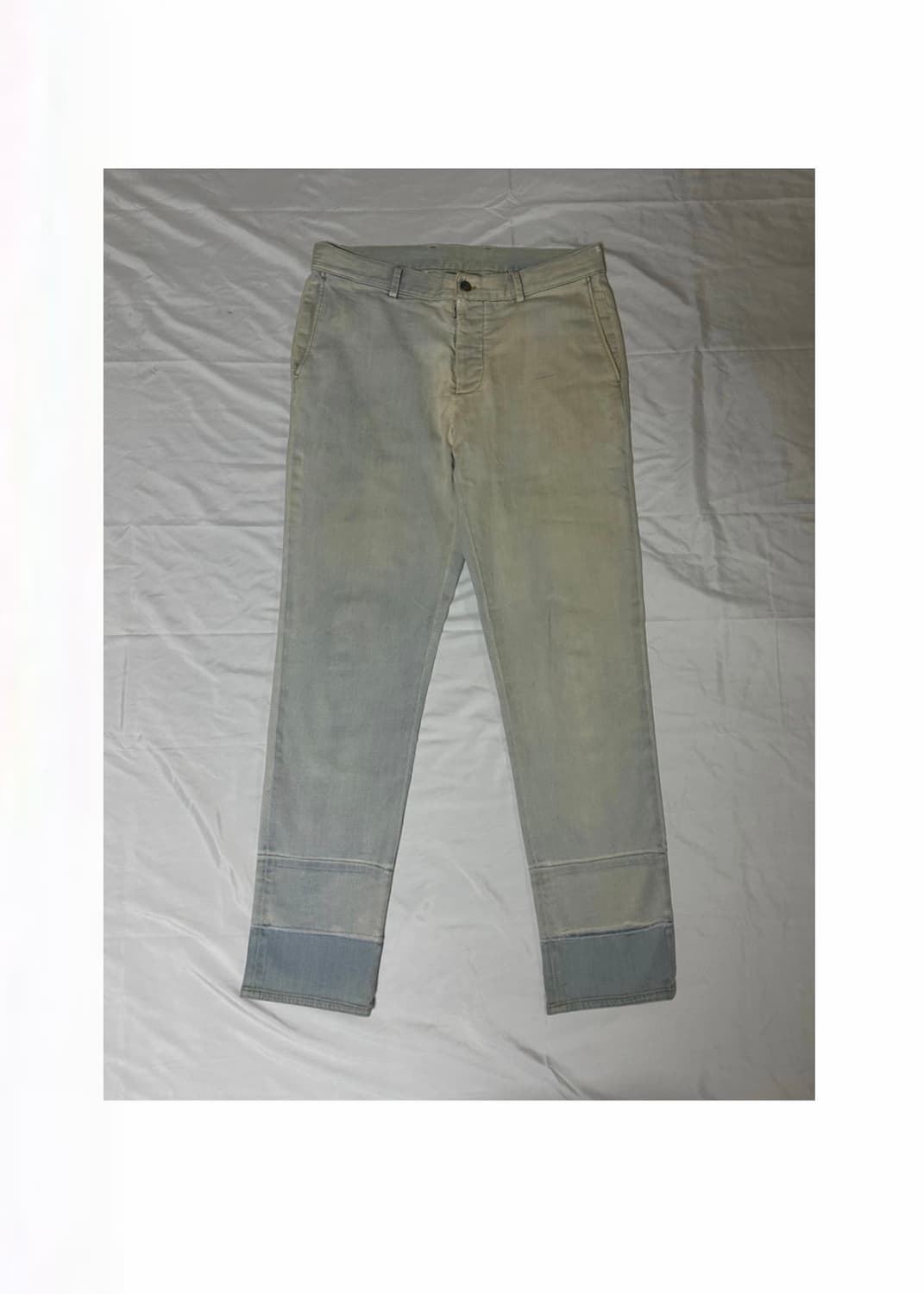 Maison Margiela Contrasting Hem Jeans 50 상품이미지1