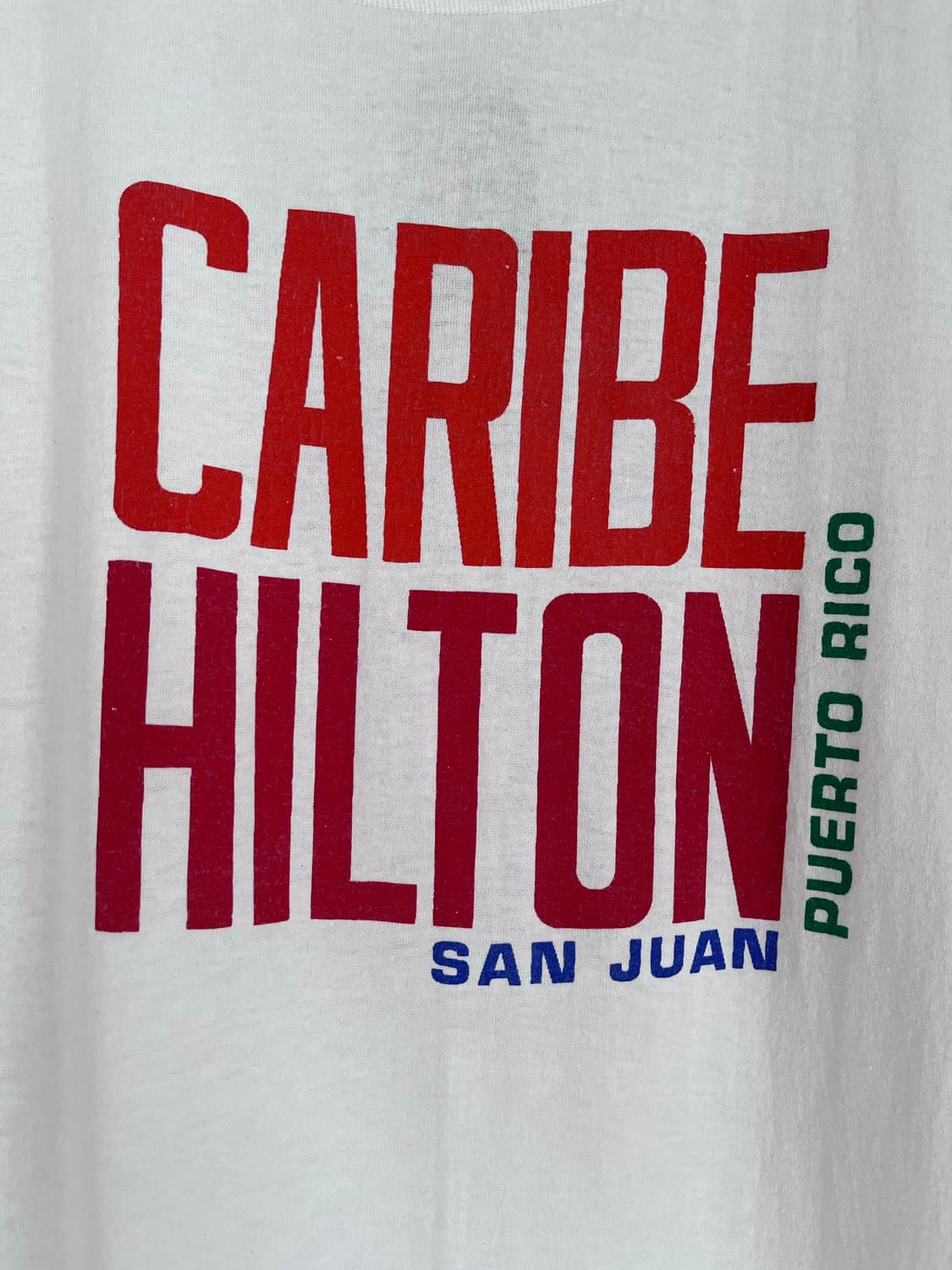 caribe hilton single stitch t-shirt 상품이미지2