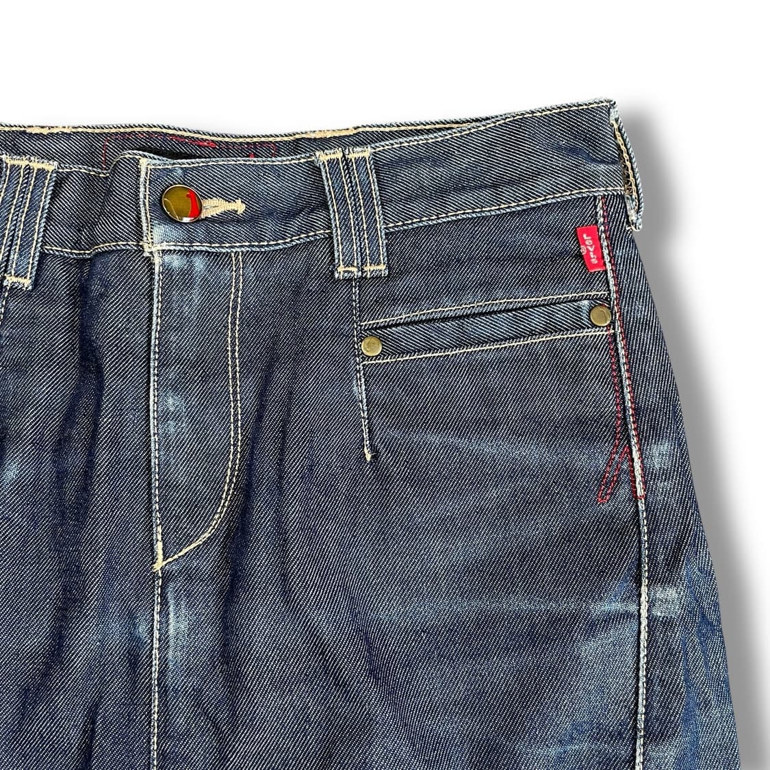 (27) 리바이스 엔지니어드 생지 데님 미니 스커트 상품이미지3