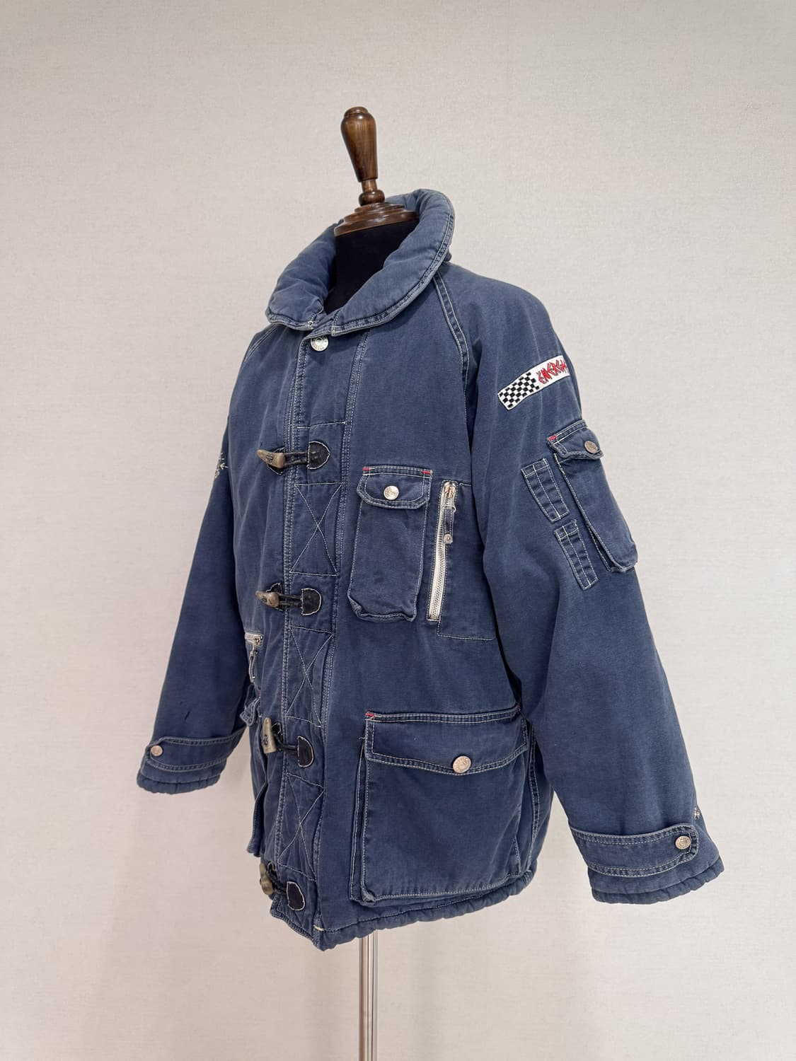 Energie 빈티지 데님 후드 패딩 자켓 상품이미지3