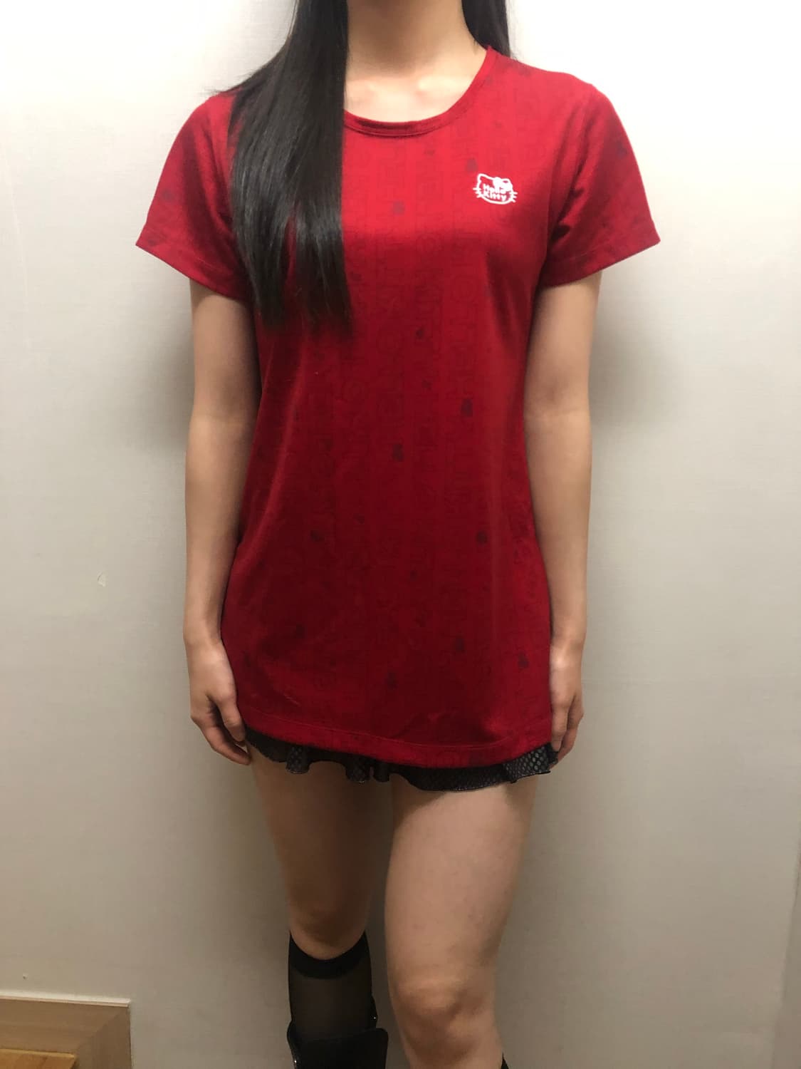 빈티지 헬로키티 레드 티셔츠 상품이미지1