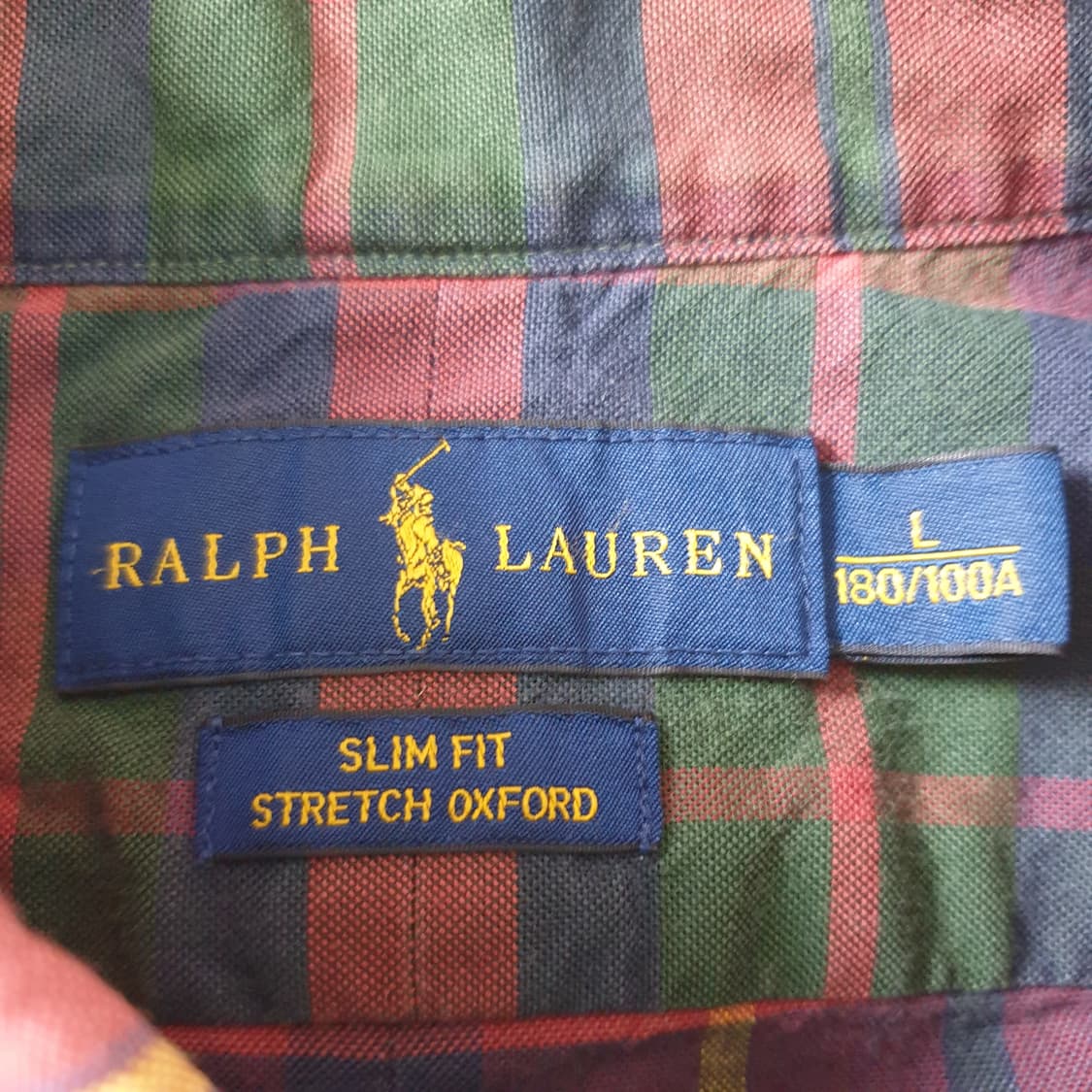 RALPH LAUREN 긴팔 체크 셔츠 상품이미지2
