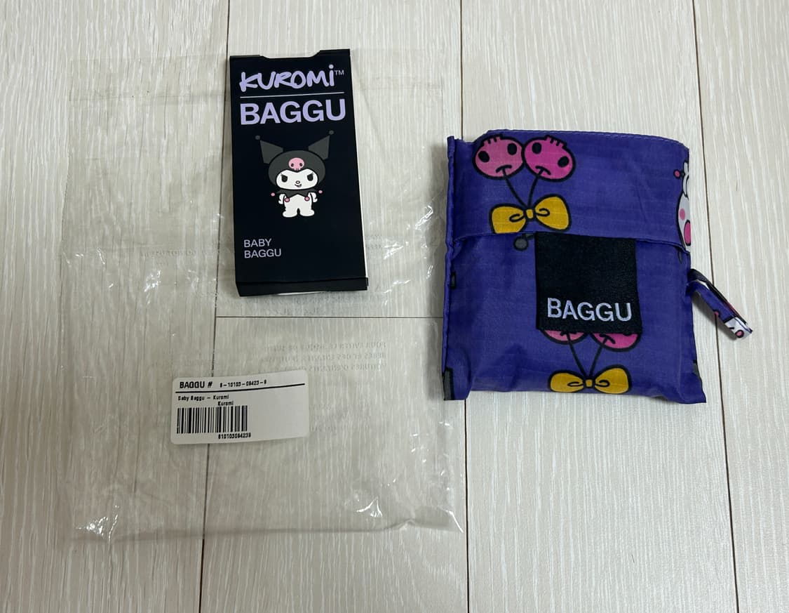 Baggu 바쿠 쿠로미 베이비 리유저블백 장바구니 상품이미지5