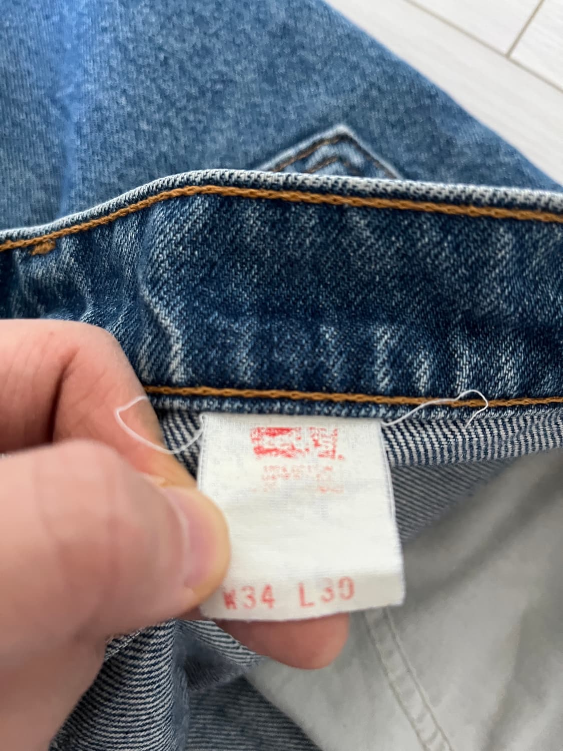 90s 리바이스517 오렌지탭 34x30 made in USA  상품이미지4