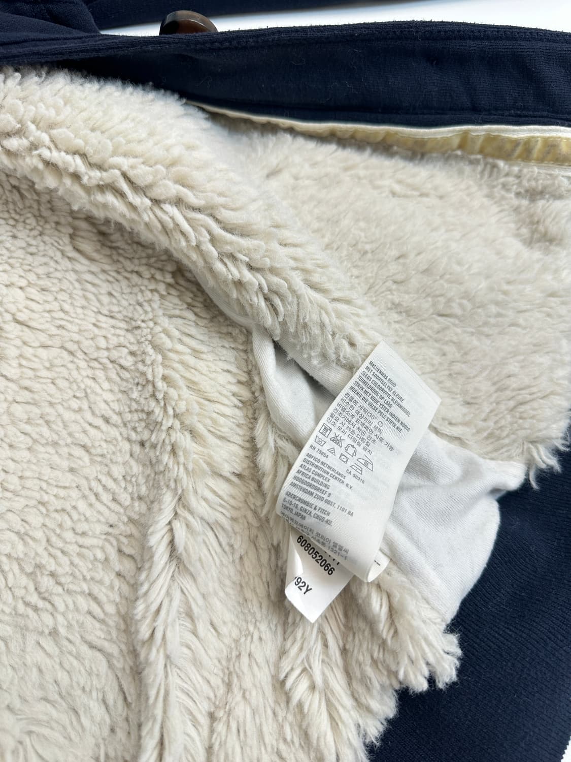 아베크롬비 울프죠 레어 후드집업 자켓 M(네이비) 상품이미지6