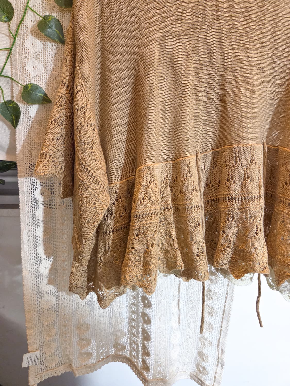 에스닉 반팔 니트 상품이미지2