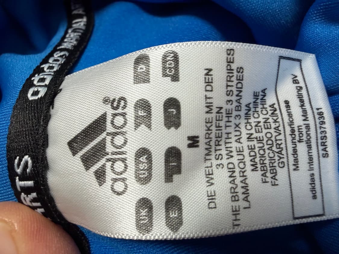 아디다스 파랑 져지 트랙탑 m 95 상품이미지2