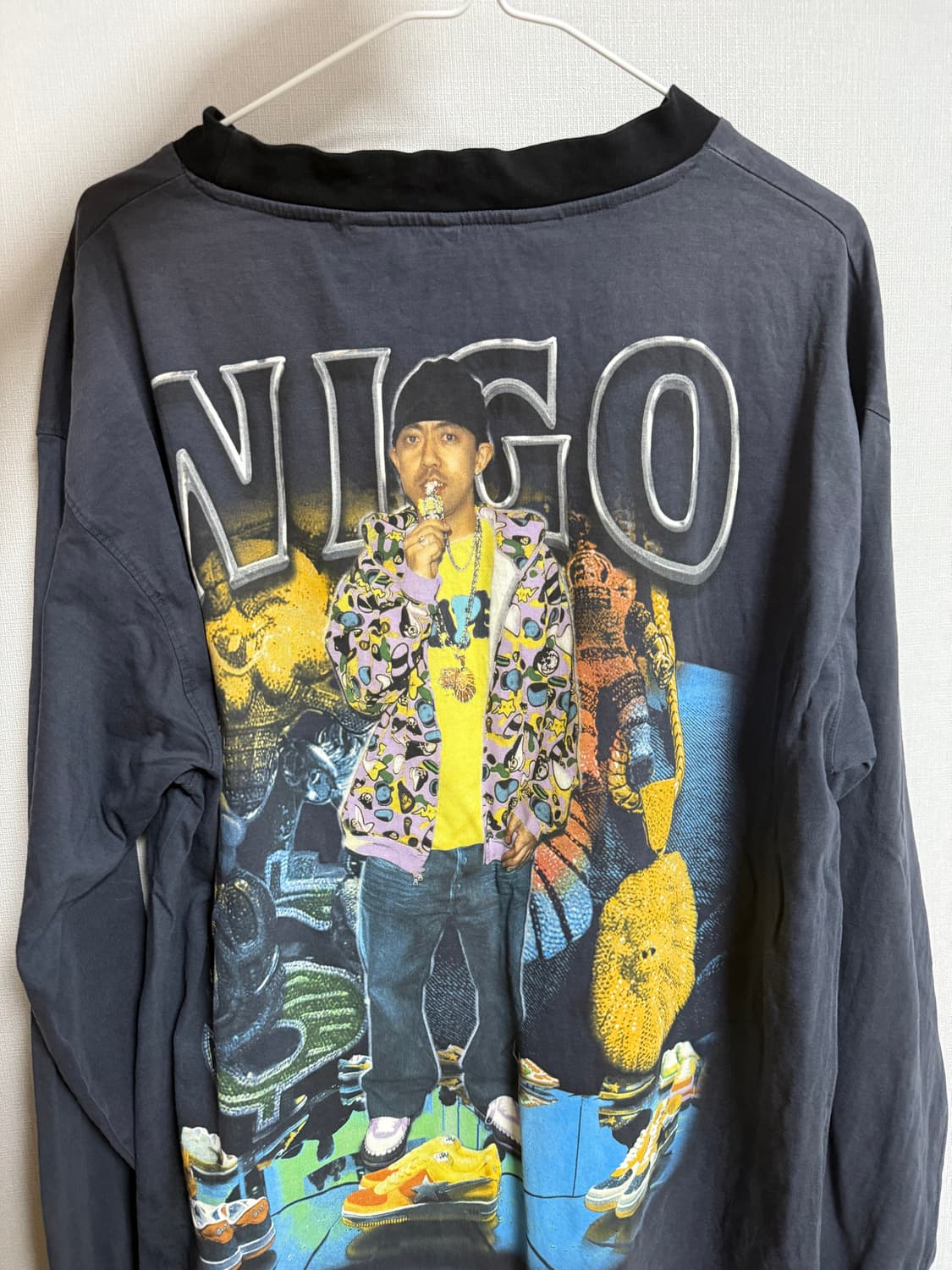 [XL]Nigo 긴팔 티셔츠 상품이미지2