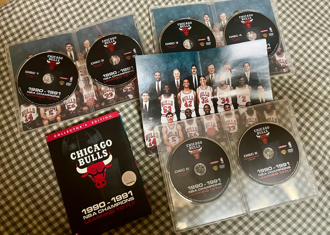 1991년 불스 대 레이커즈 파이널 다큐 DVD 6장 셑 상품이미지1