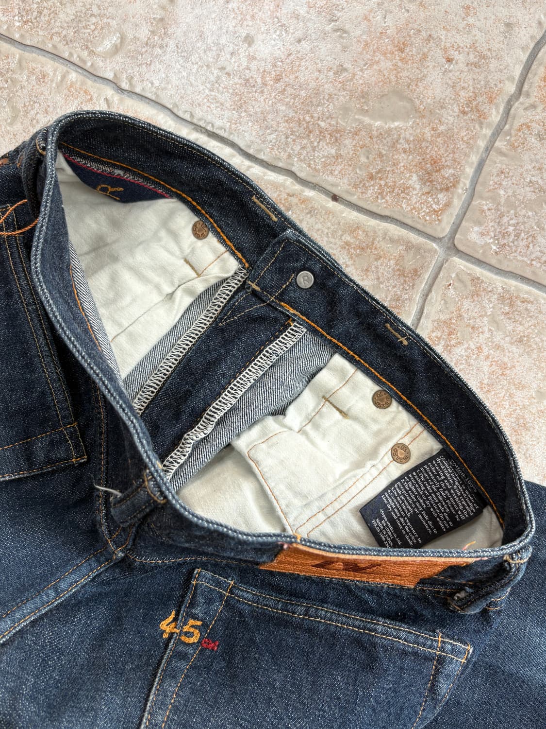 [27] 45rpm indigo selvage denim pants 상품이미지3