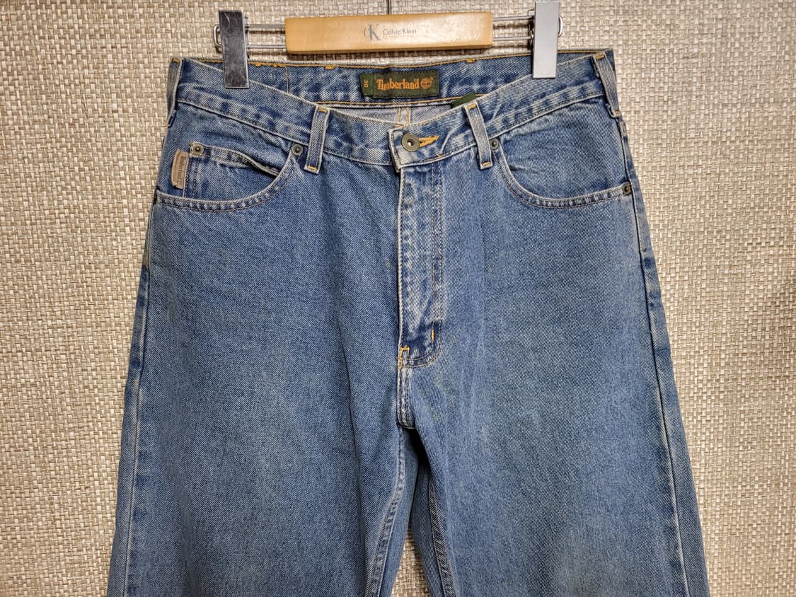 31인치 팀버랜드 와이드핏 빈티지 청바지 아메카지 올드스쿨 중청  상품이미지2