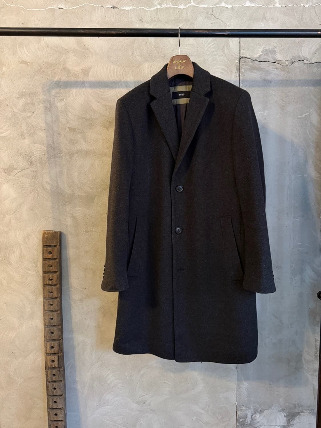 휴고보스 헤비멜톤울 코트 100 상품이미지1