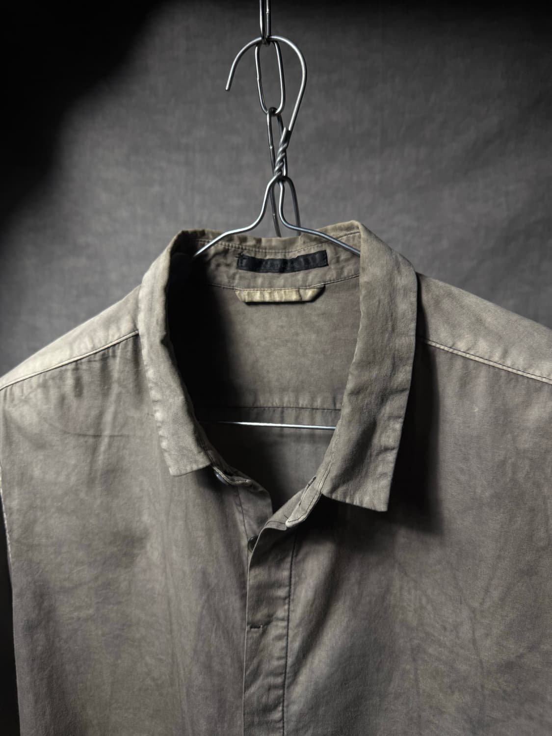THE VIRIDI-ANNE Garment Dyed 3/4 Shirt 상품이미지6