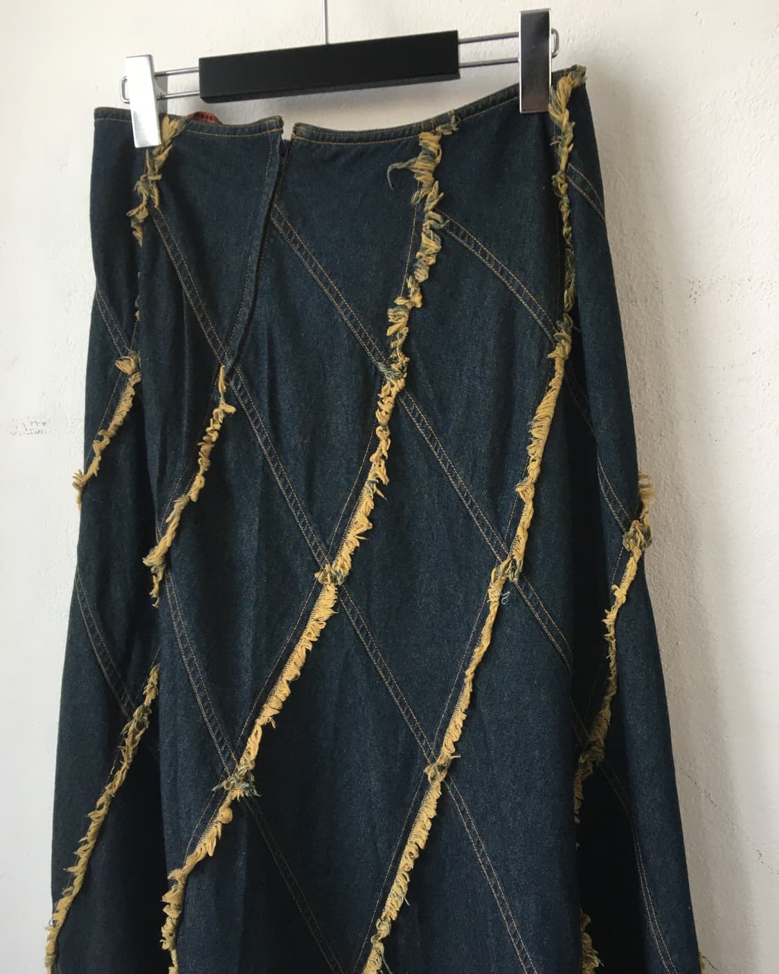 Fringe point denim skirt 상품이미지5