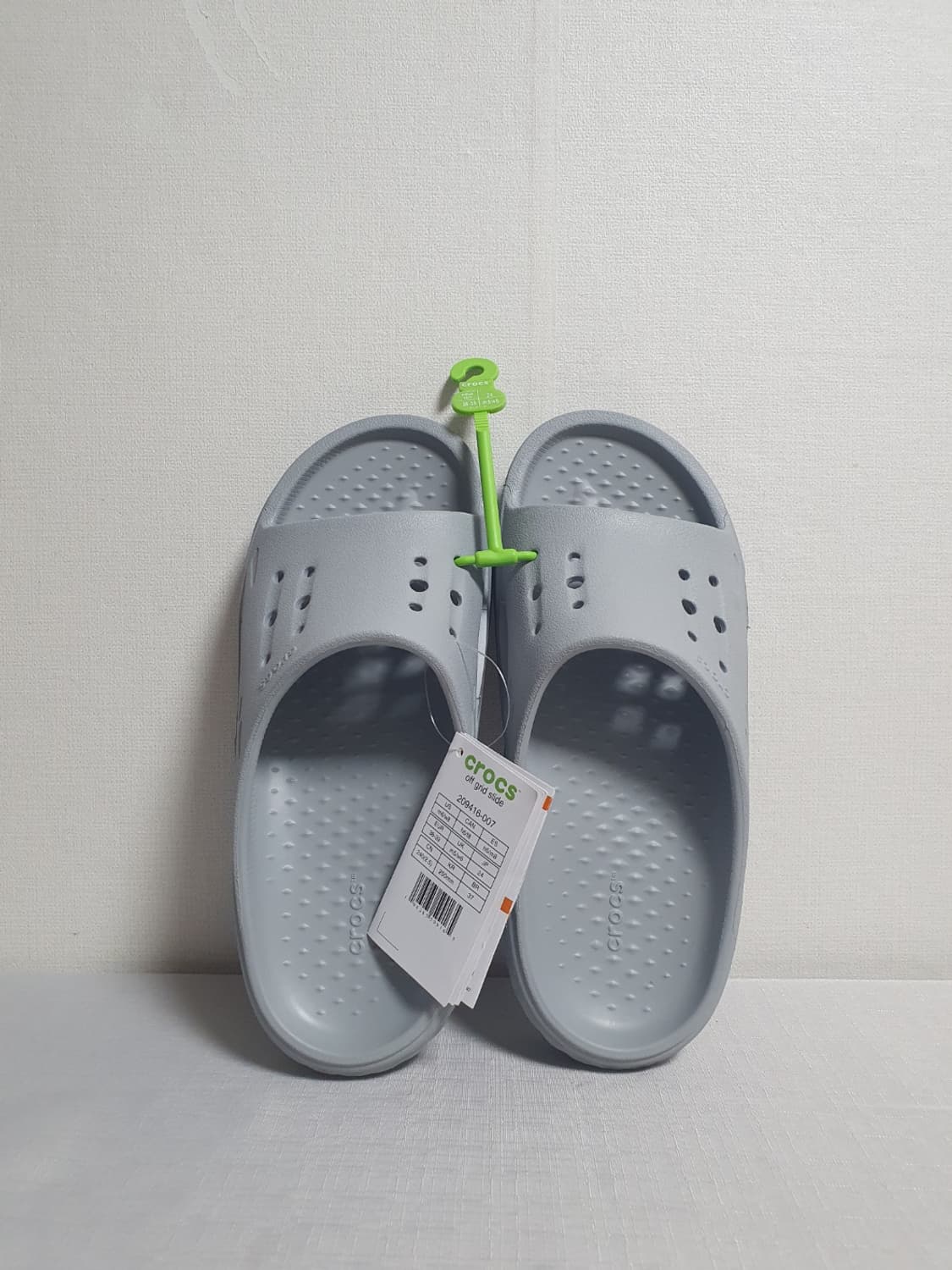 크록스 오프 그리드 슬라이드 라이트그레이 250mm 새상품 상품이미지2