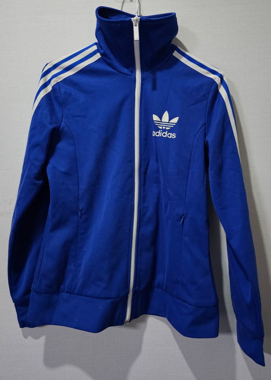 아디다스 블루 파랑 여자 트랙탑 져지집업 85/XS 상품이미지1