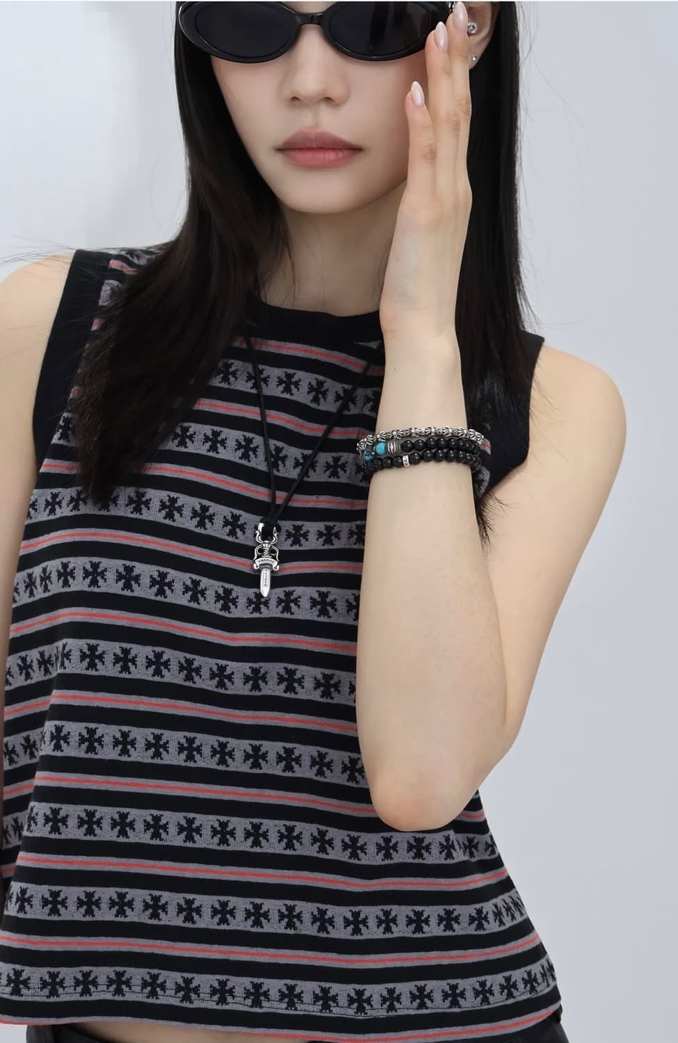 크롬하츠 10대거 펜던트 + 정품 가죽줄 상품이미지9