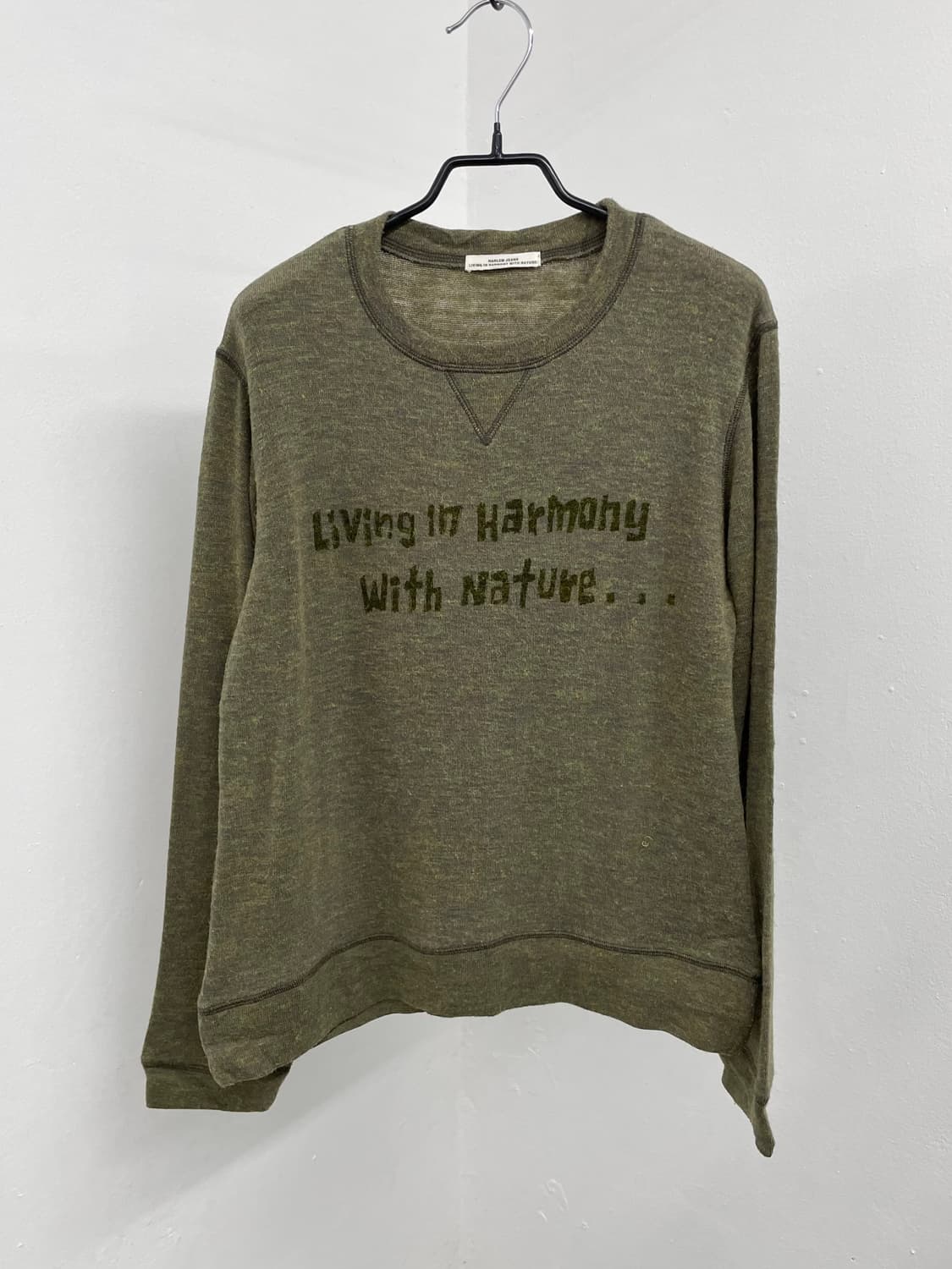 카키 레터링 슬리브 상품이미지4