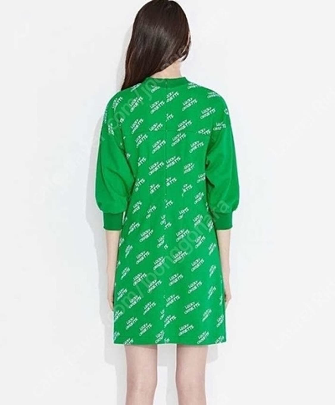 럭키슈에뜨 이니셜 프린팅 원피스 상품이미지2