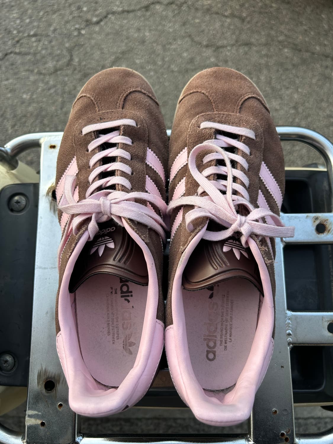 아디다스 가젤 브라운/핑크 265 상품이미지5