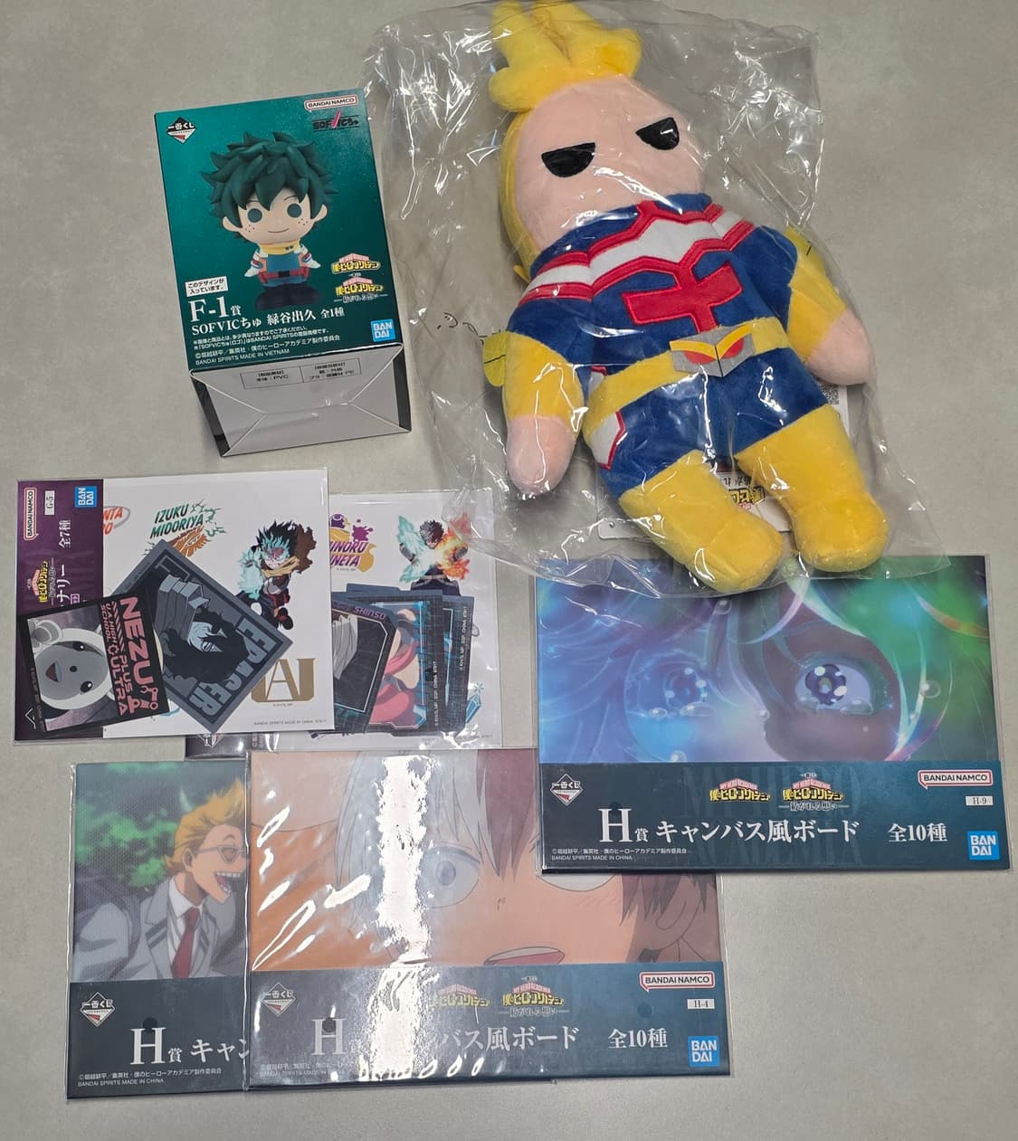 나히아 히로아카 제일복권 올마이트 인형 외 일괄 상품이미지1