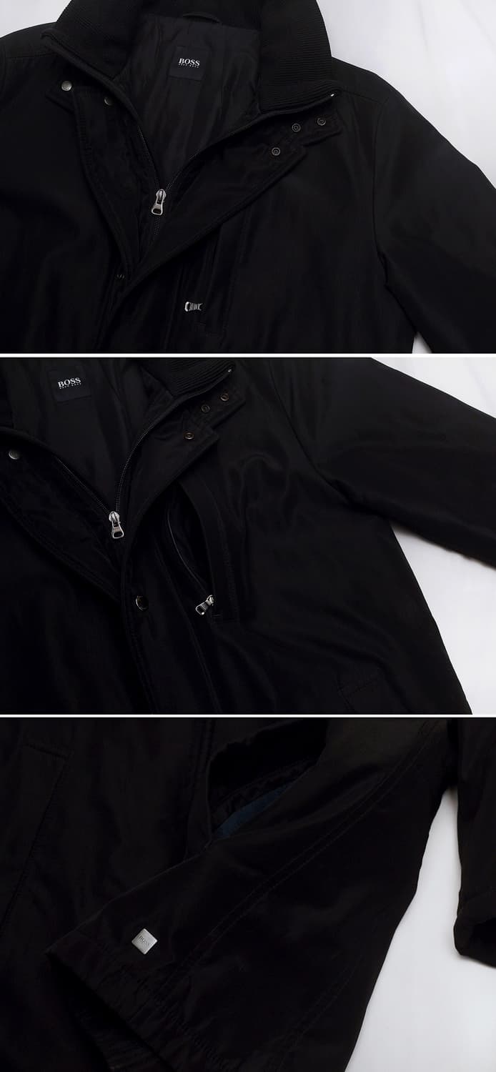 휴고 보스 코룸 더블 카라 패딩 코트 오버 자켓 (48 / 105+) 상품이미지8