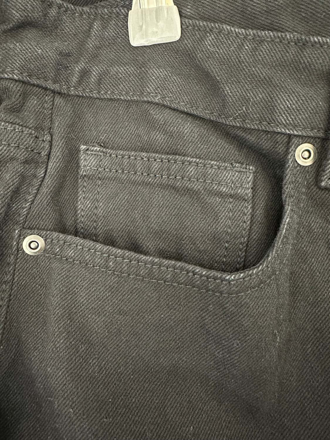 무탠다드 플레어 데님 팬츠(블랙) 상품이미지3