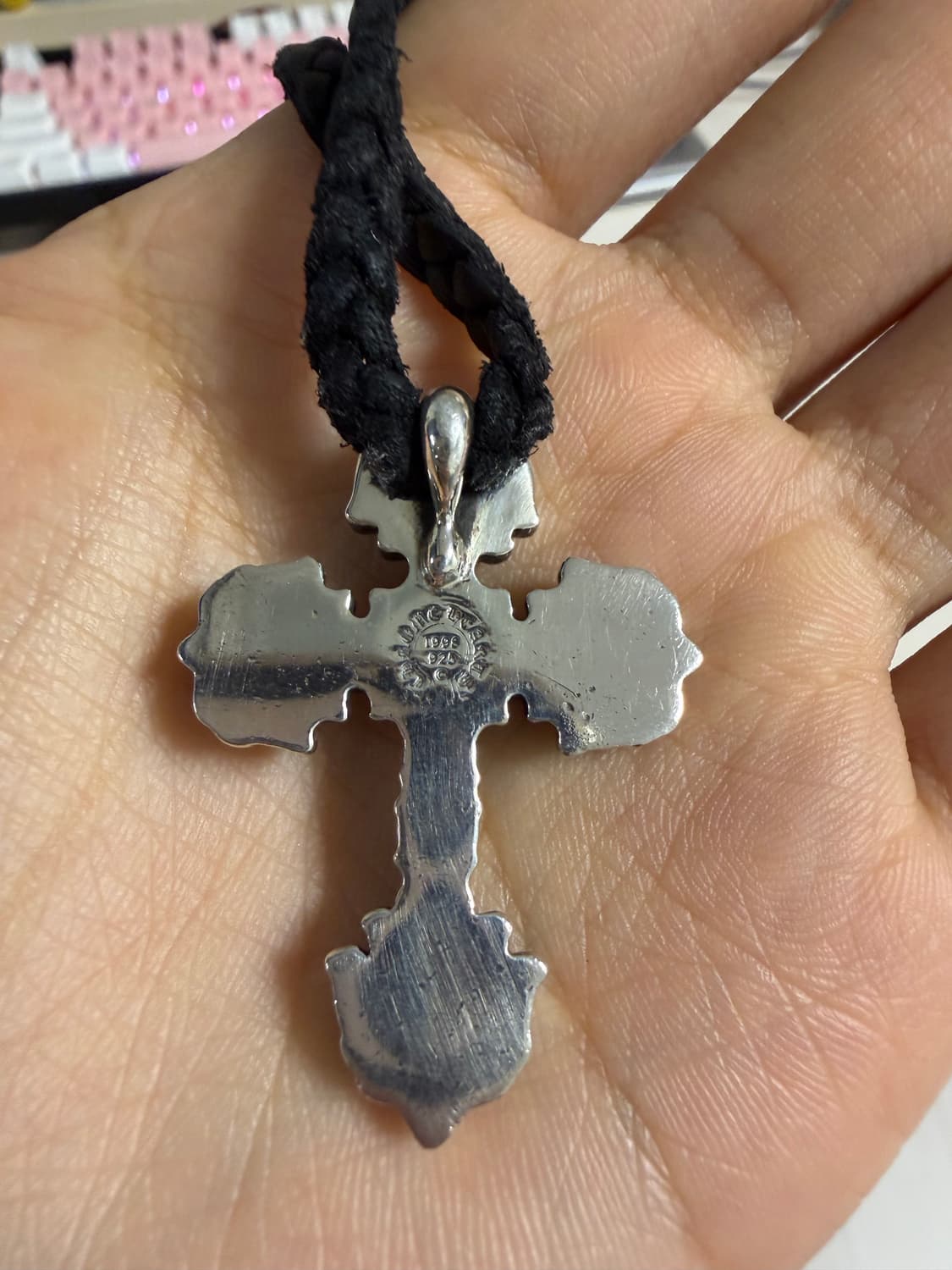 새상품급) 크롬하츠 필리그리 S 블레이드 가죽줄 상품이미지5