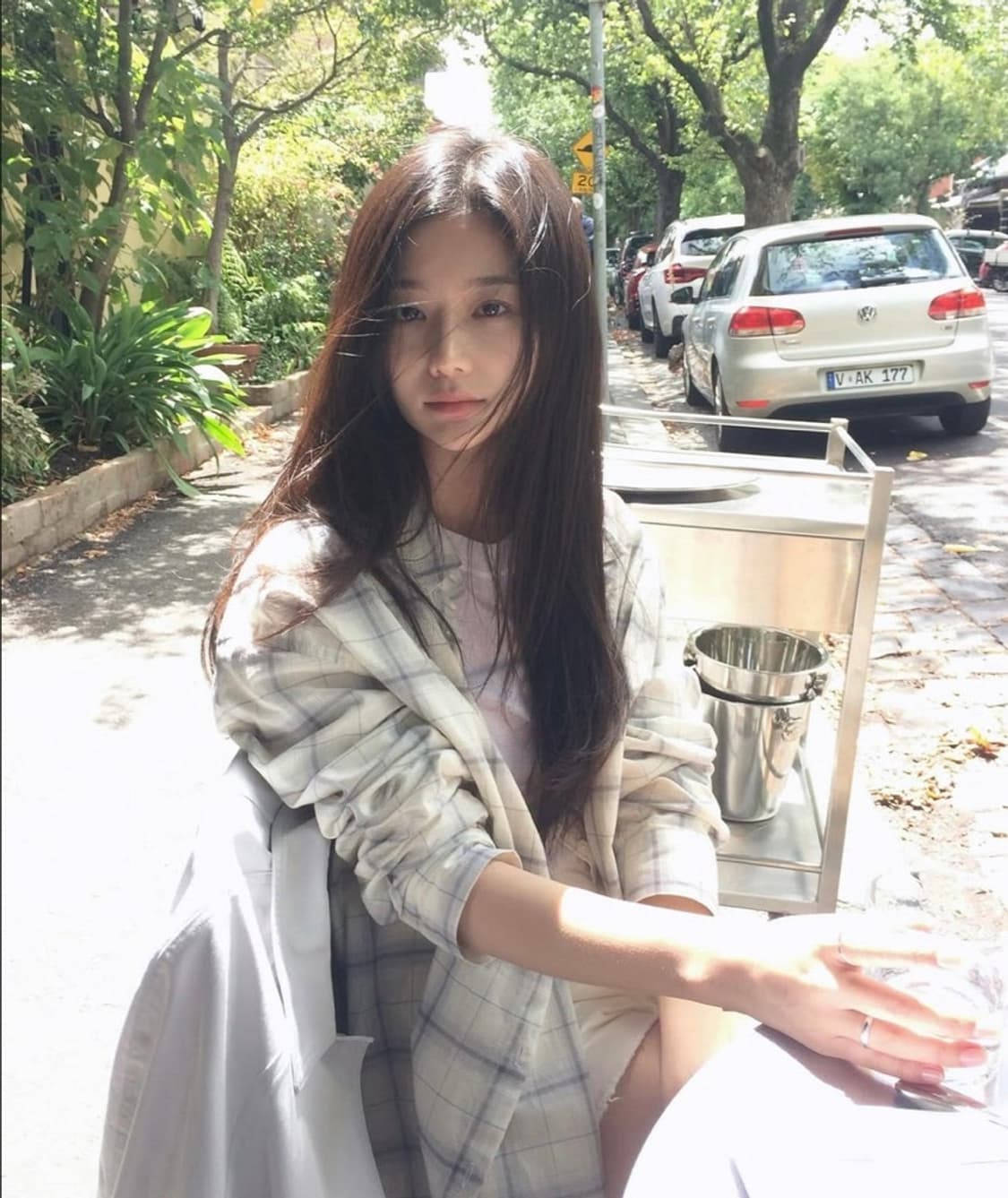 윤슬샵 the blues 체크 셔츠 상품이미지2