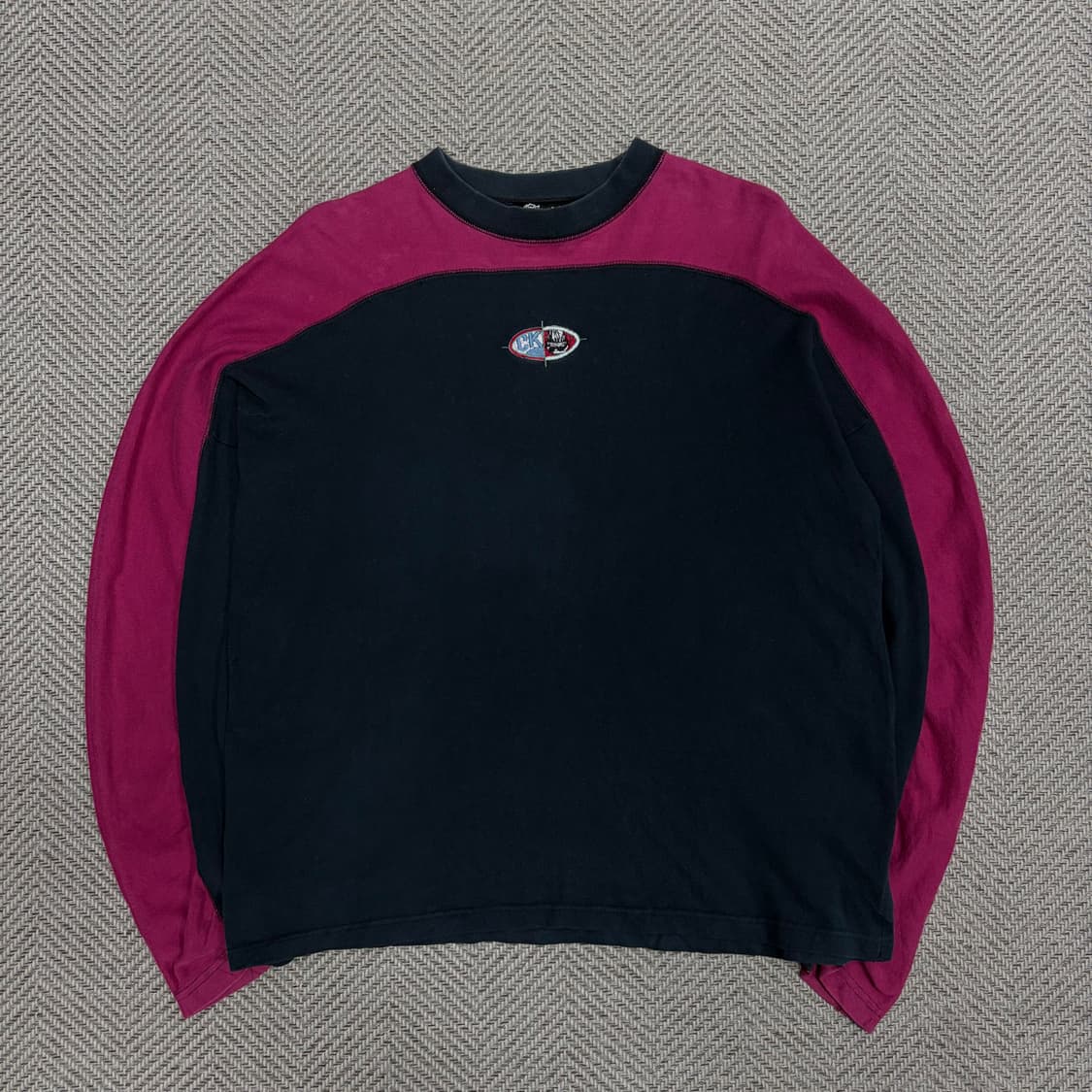 클래스킥스 배색 레글런 롱슬리브 v1200 상품이미지1