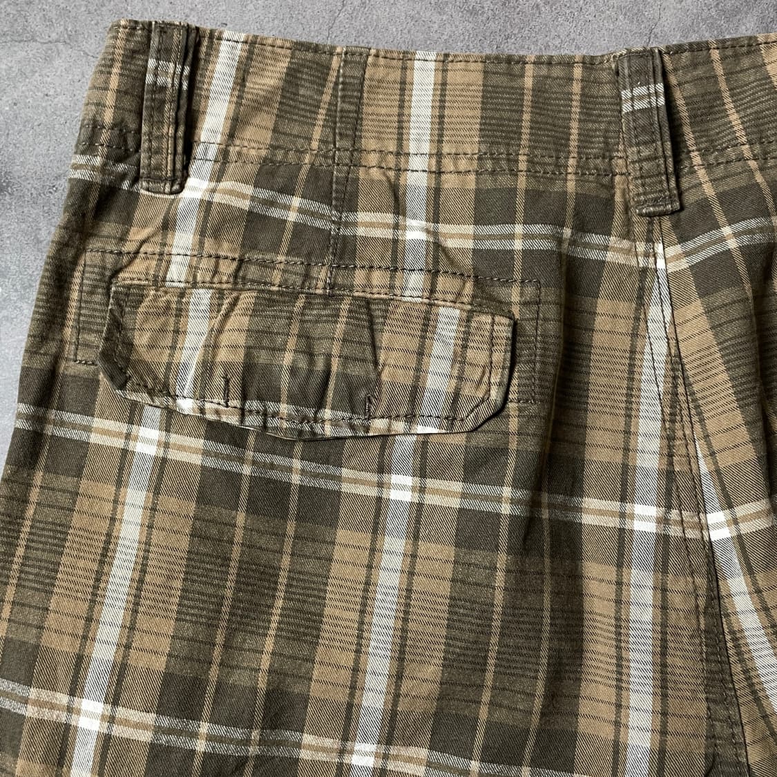 OLD NAVY 올드네이비 빈티지 체크 카고 하프 팬츠 A00750 상품이미지7