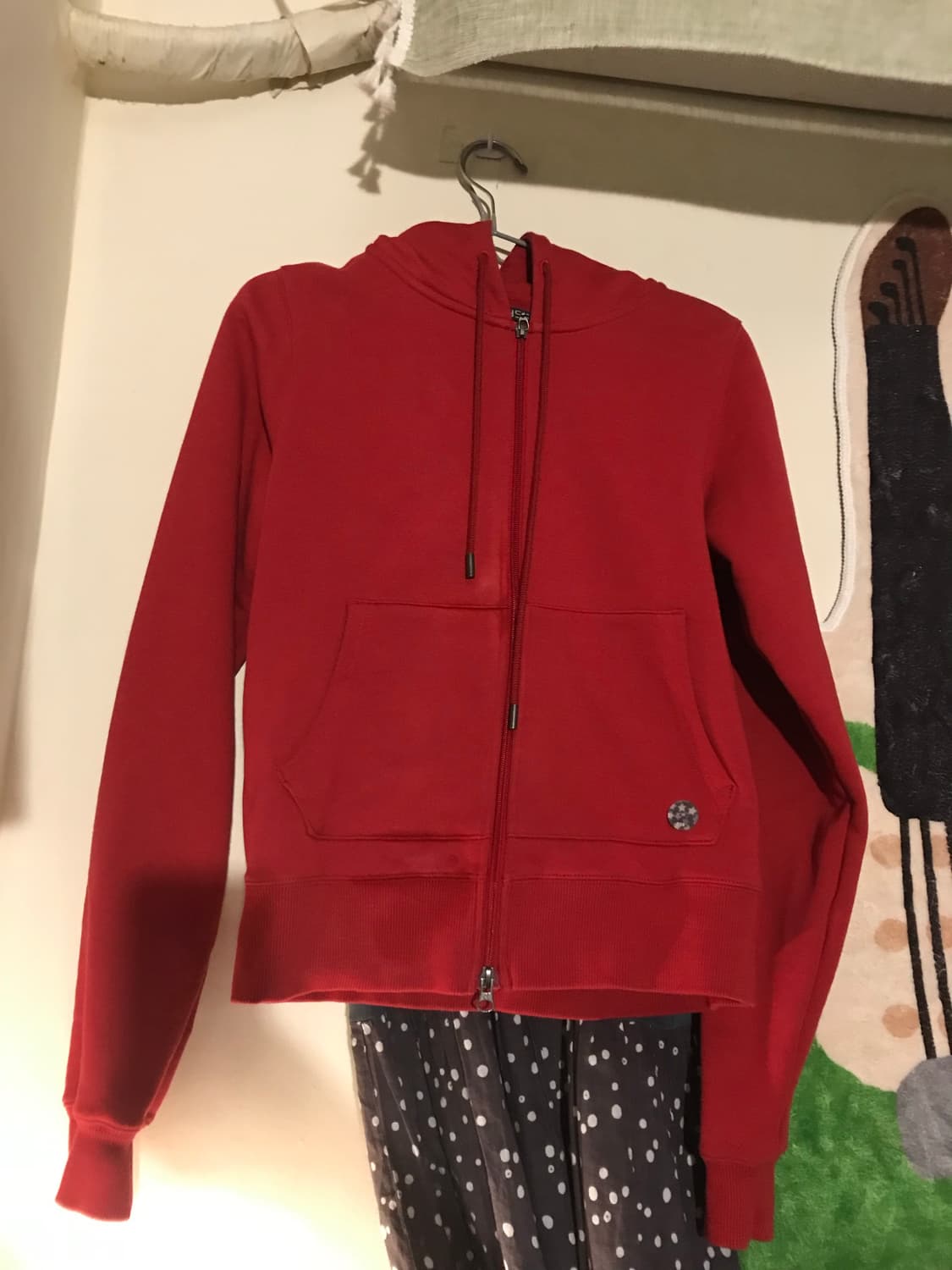 COYSEIO 038 Cozy Hood Zip-Up Red 상품이미지7